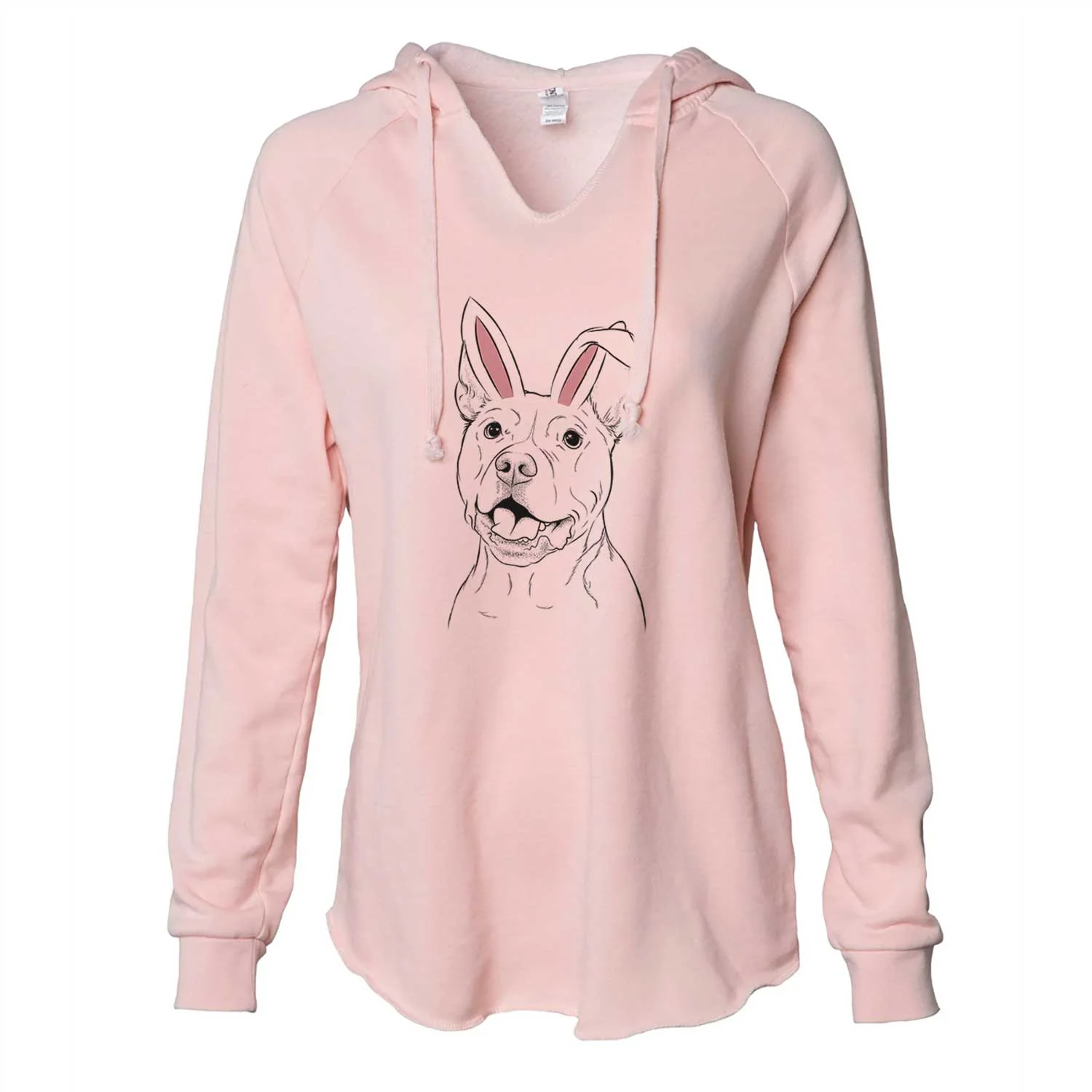 Easter Harley the Pitbull - Cali Wave Hooded Sweatshirt - Image 5