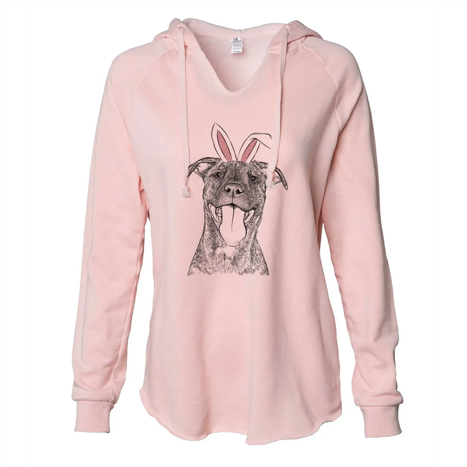 Easter Harley the Pitbull Mix - Cali Wave Hooded Sweatshirt - Image 5