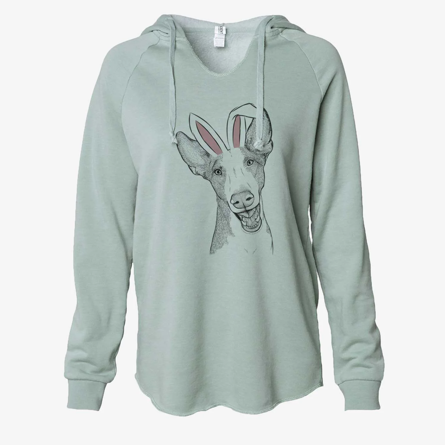Easter Havok the Ibizan Hound - Cali Wave Hooded Sweatshirt - Image 7