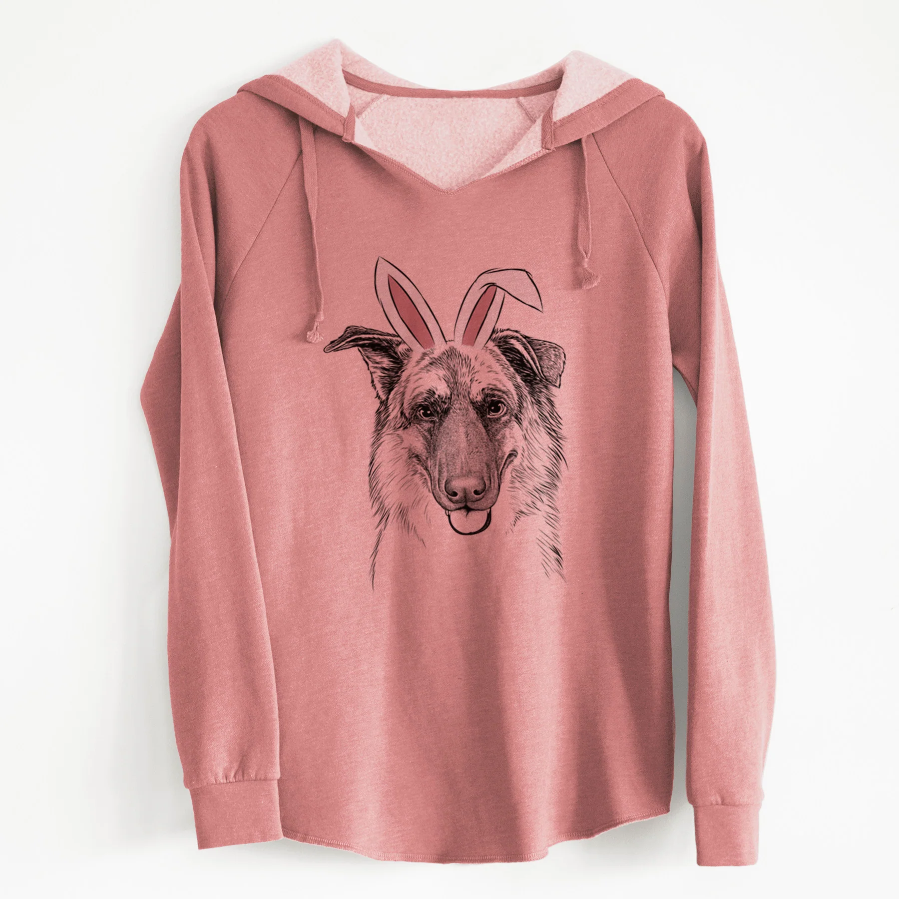 Easter Henry the German Shepherd - Cali Wave Hooded Sweatshirt - Image 6