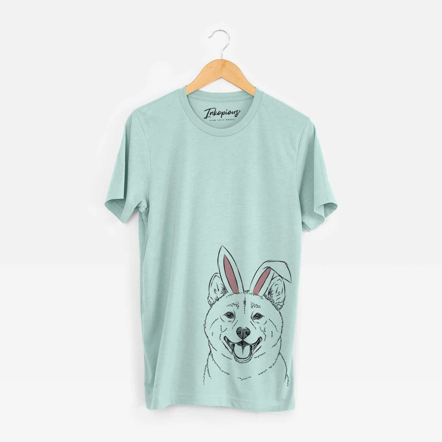 Easter Hiro the Shiba Inu - Unisex Crewneck - Image 5