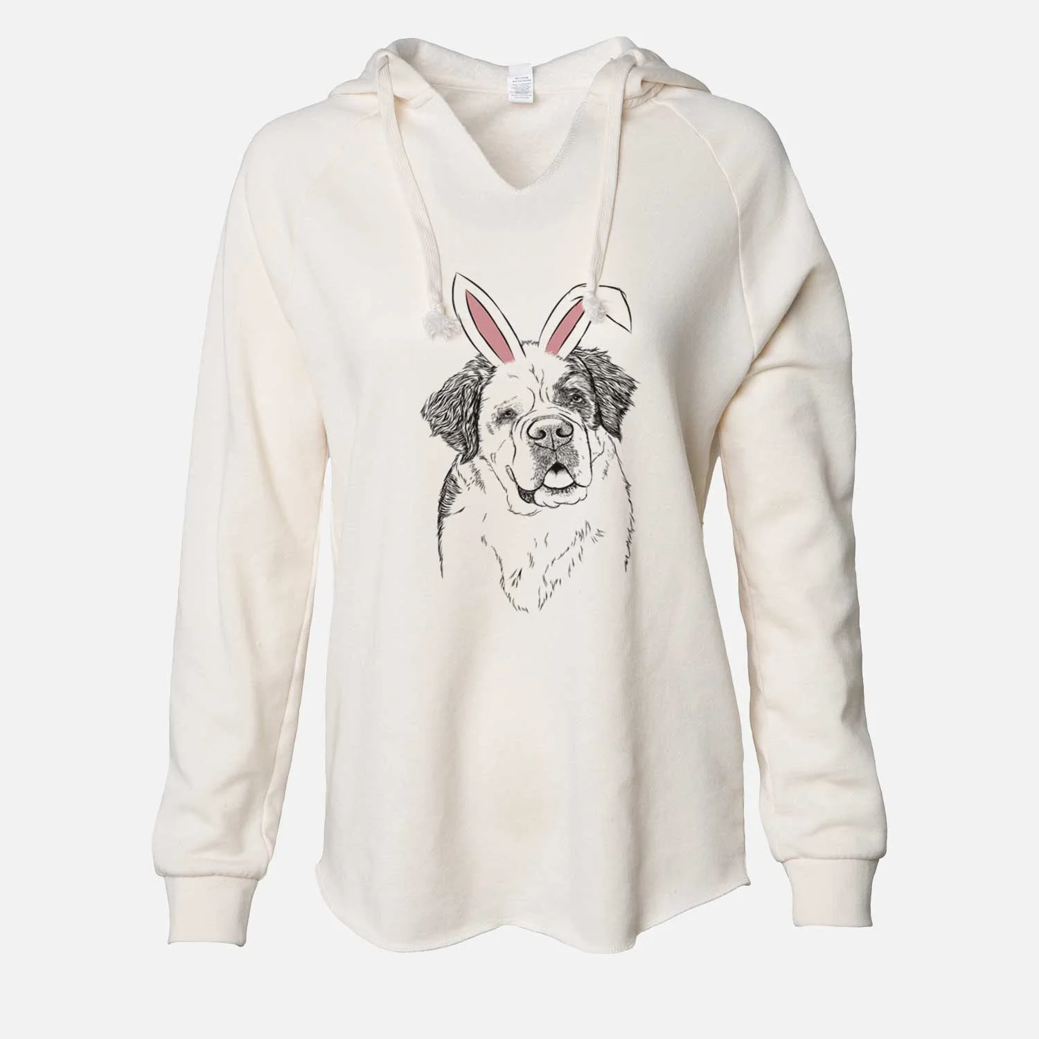 Easter Hook the Saint Bernard - Cali Wave Hooded Sweatshirt