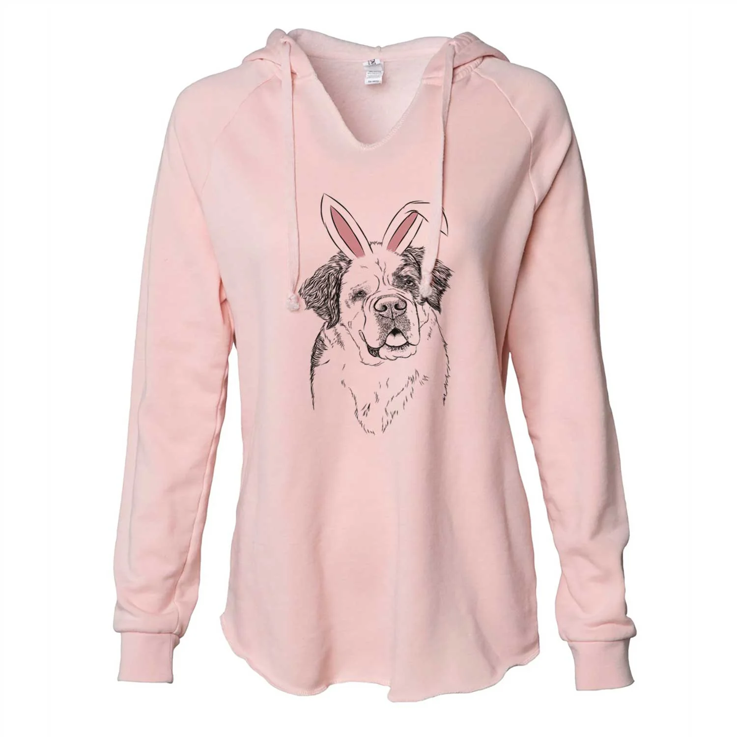 Easter Hook the Saint Bernard - Cali Wave Hooded Sweatshirt - Image 5