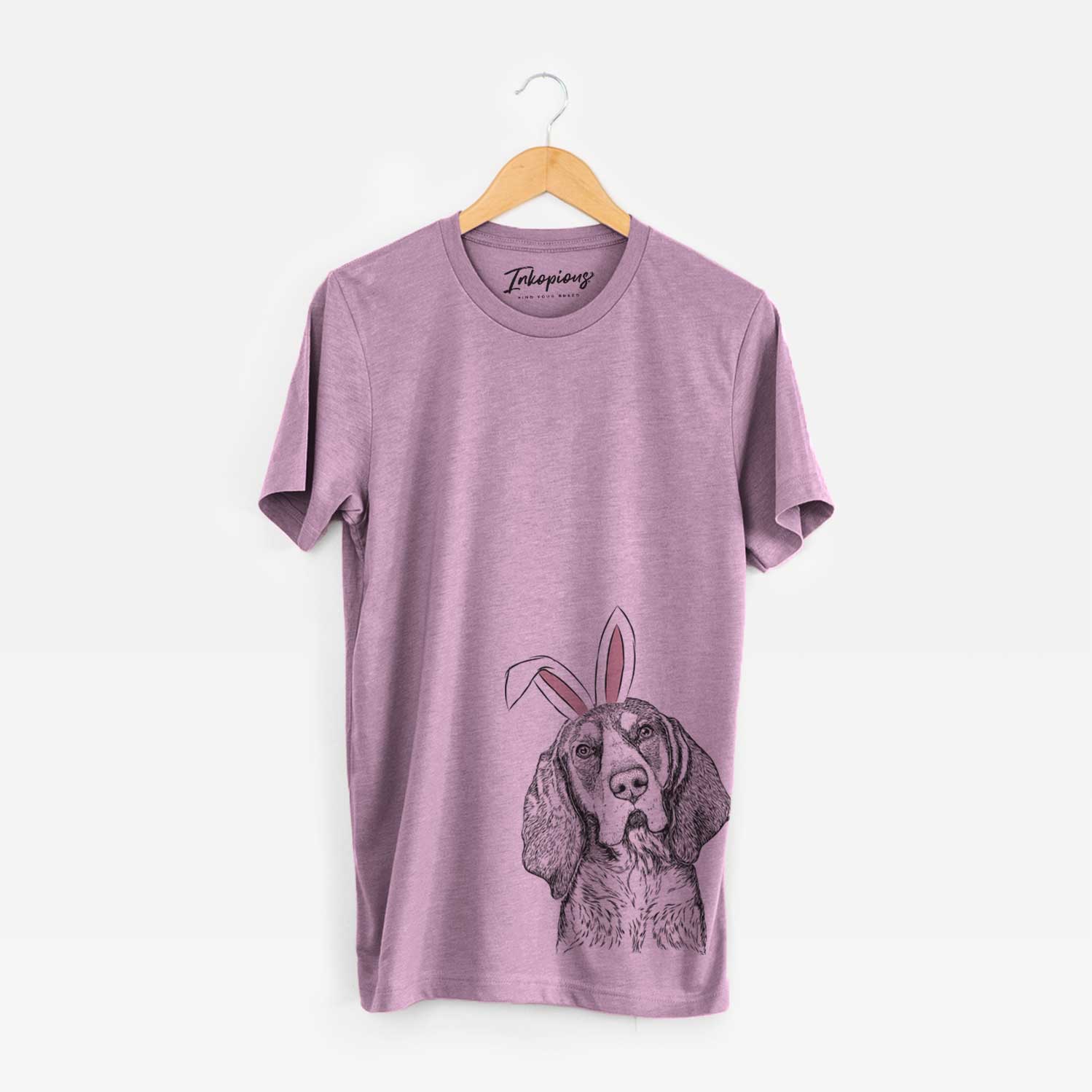 Easter Huck the Bluetick Coonhound - Unisex Crewneck - Image 4