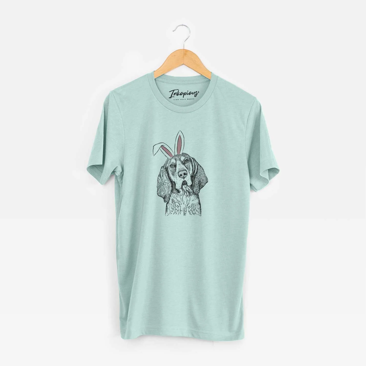 Easter Huck the Bluetick Coonhound - Unisex Crewneck - Image 9