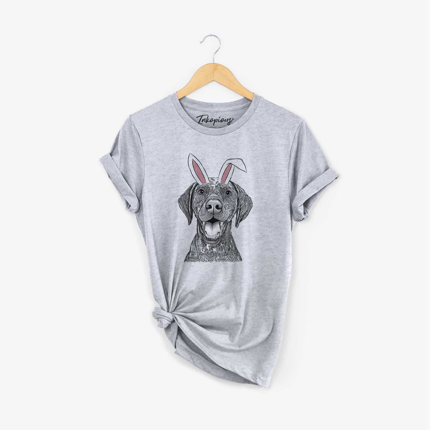 Easter Hudson the German Shorthaired Pointer - Unisex Crewneck - Image 6