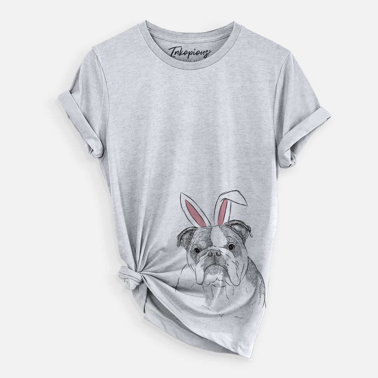 Easter Jack the English Bulldog - Unisex Crewneck - Image 2