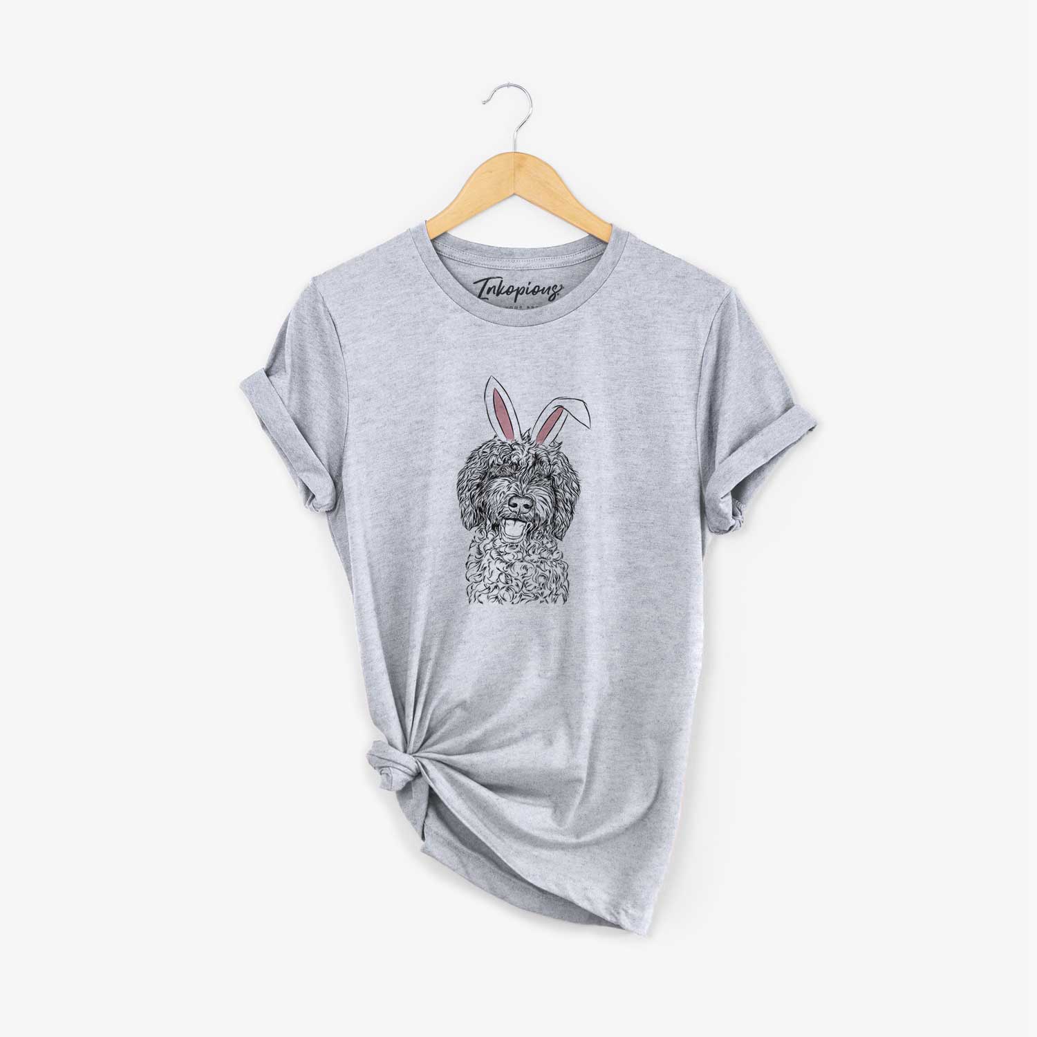 Easter Jack the Chocolate Labradoodle - Unisex Crewneck - Image 6