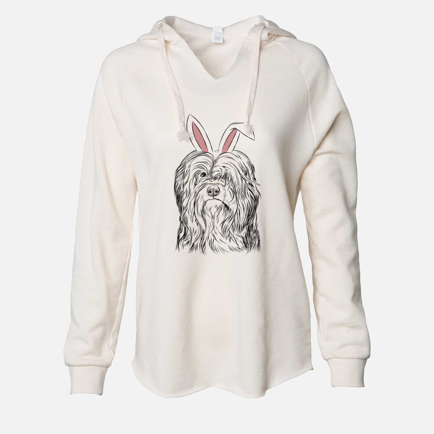 Easter Jan the Lowchen - Cali Wave Hooded Sweatshirt