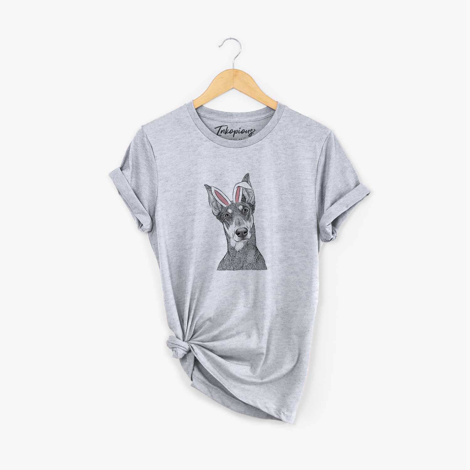 Easter Jenna the Doberman Pinscher - Unisex Crewneck - Image 6