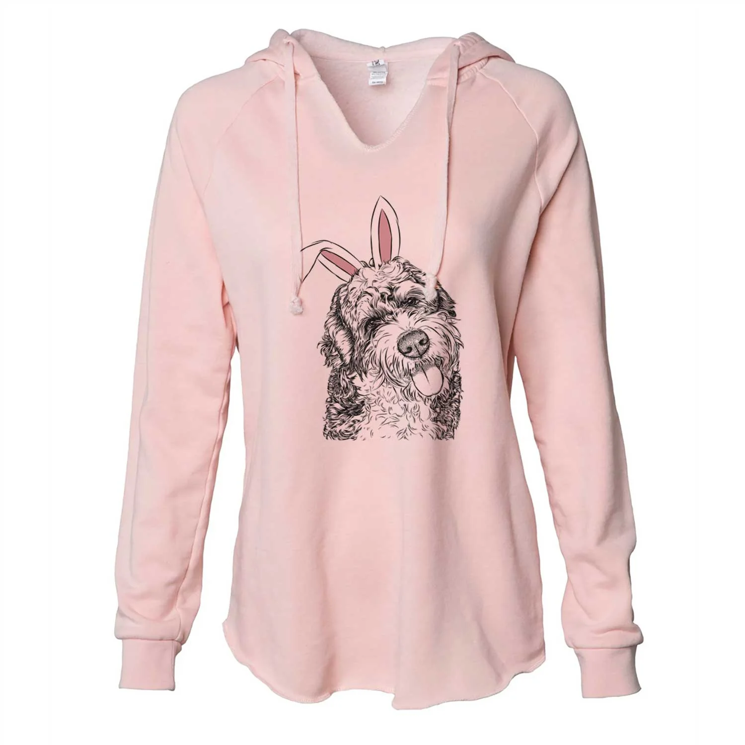 Easter Kaci the Bernedoodle - Cali Wave Hooded Sweatshirt - Image 5