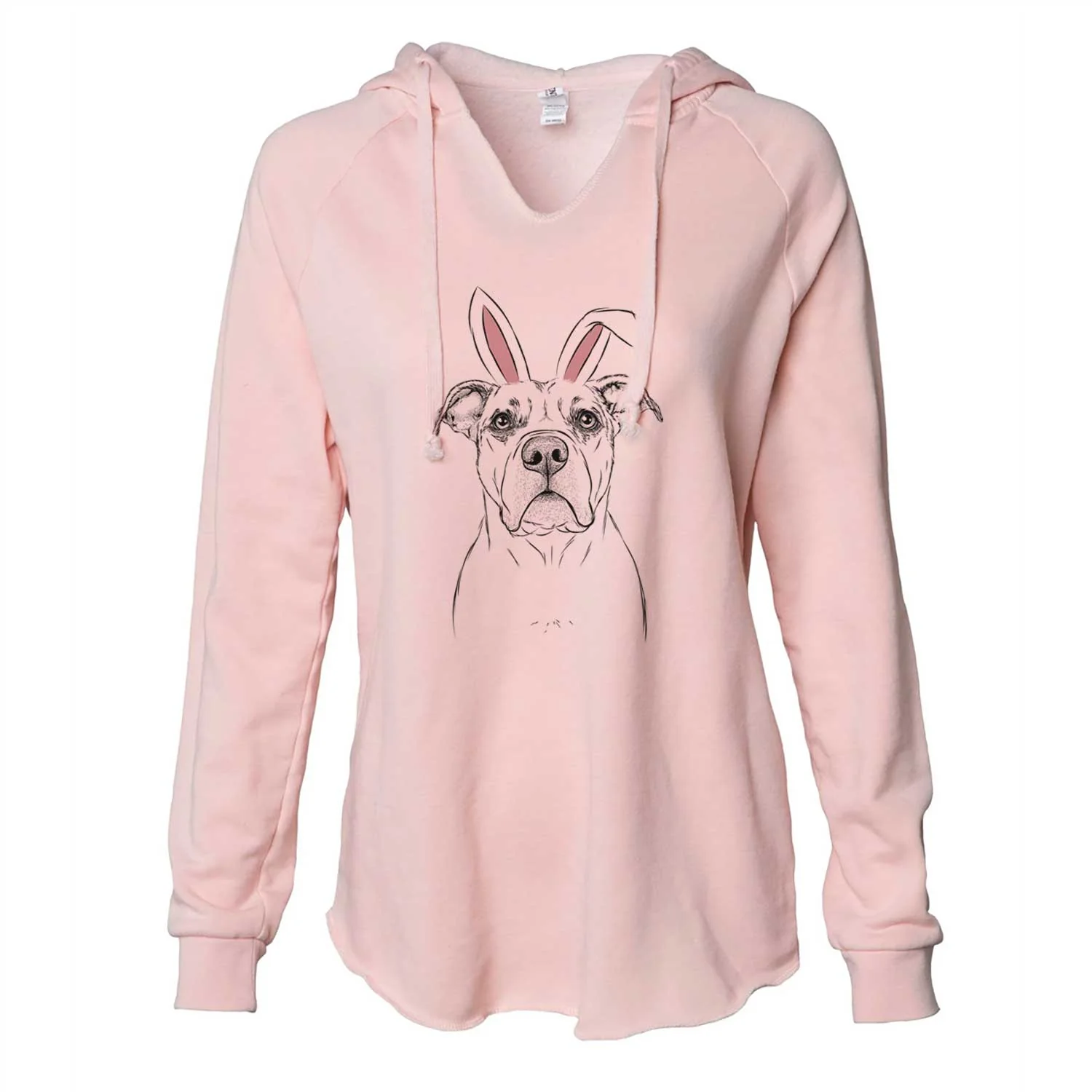 Easter KiaOra the Pitbull Mix - Cali Wave Hooded Sweatshirt - Image 5