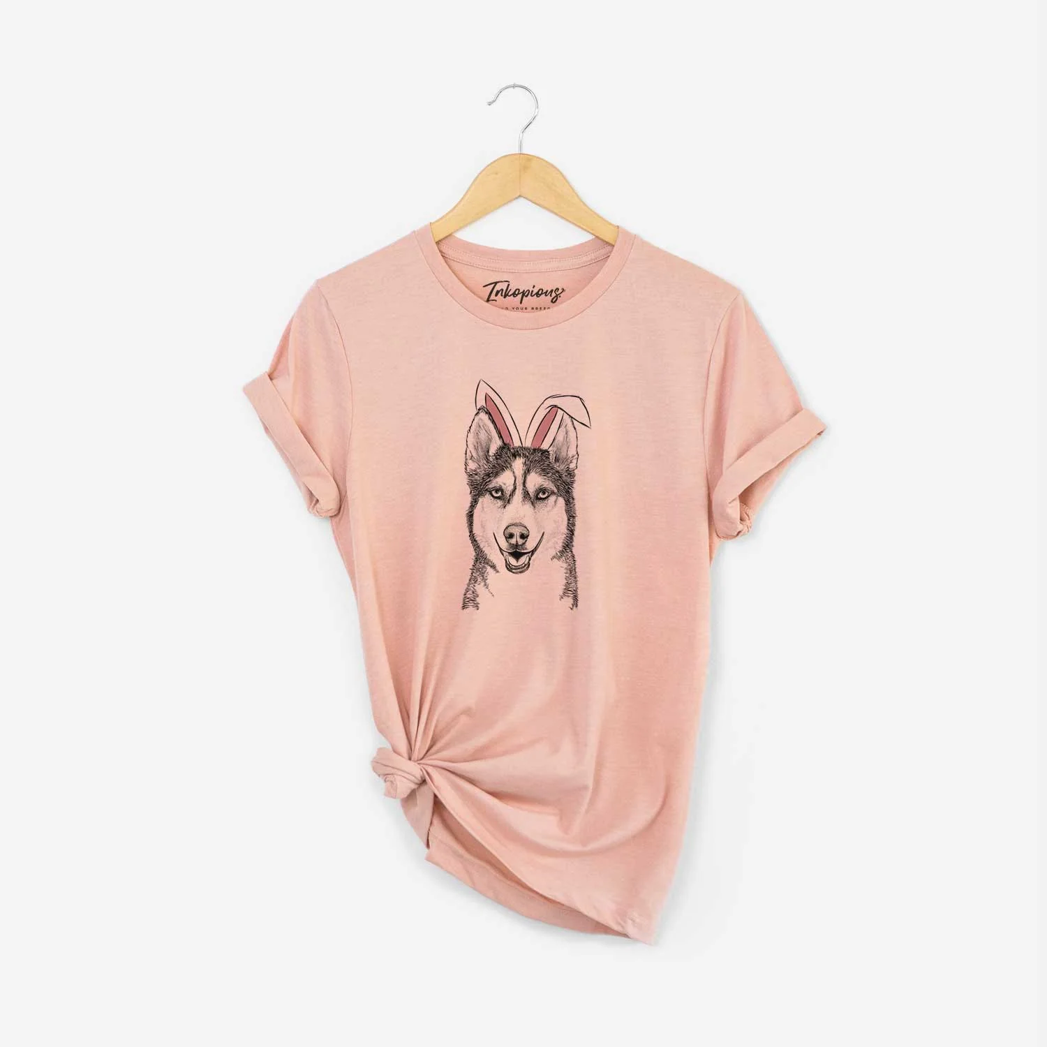 Easter Kira the Siberian Husky - Unisex Crewneck