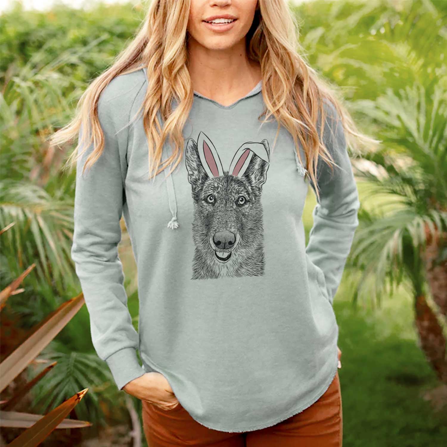 Easter Kona the Mixed Breed - Cali Wave Hooded Sweatshirt - Image 3
