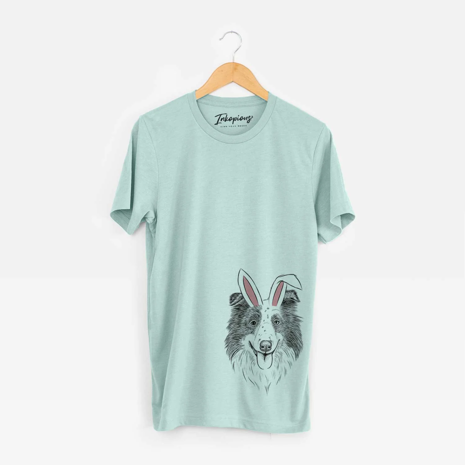 Easter Lady Bug the Border Collie - Unisex Crewneck - Image 5