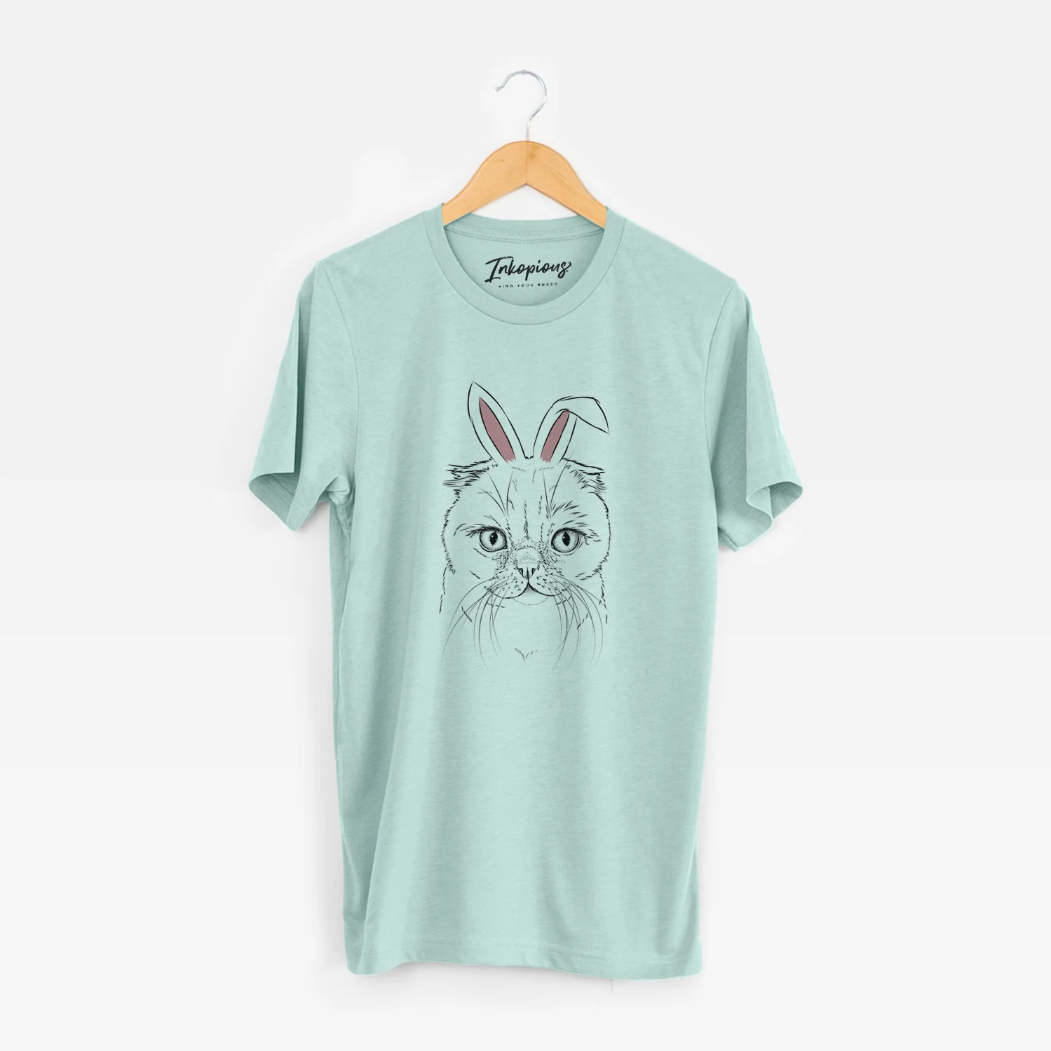 Easter Lina the Exotic Fold Cat - Unisex Crewneck - Image 9
