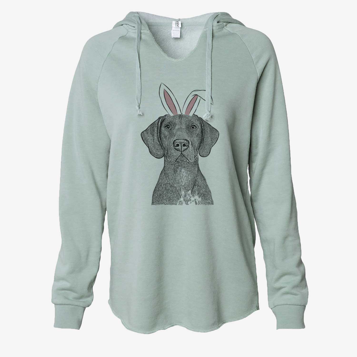 Easter Lucifer the German Shorthaired Pointer - Cali Wave Hooded Sweatshirt - Image 7