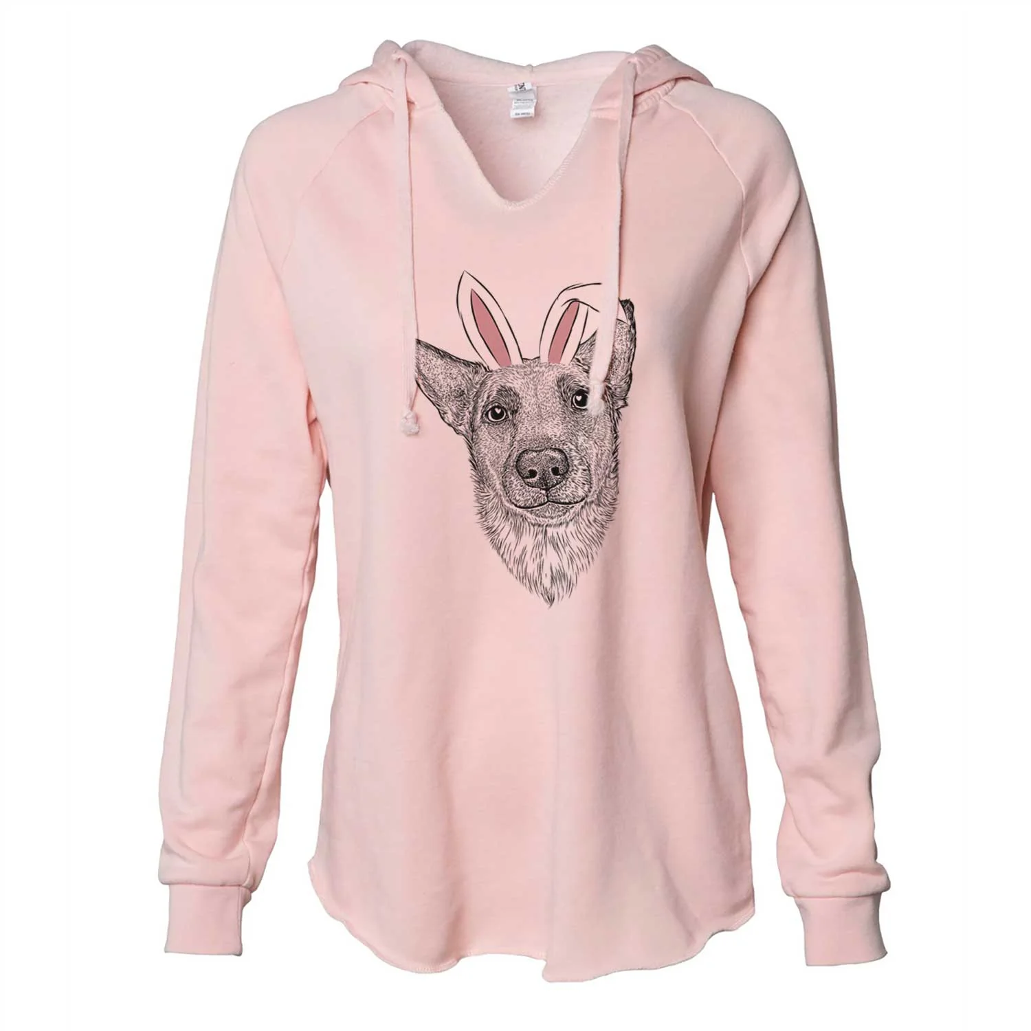 Easter Luna the Shepherd Mix - Cali Wave Hooded Sweatshirt - Image 5