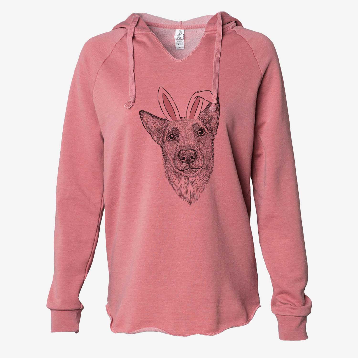 Easter Luna the Shepherd Mix - Cali Wave Hooded Sweatshirt - Image 6