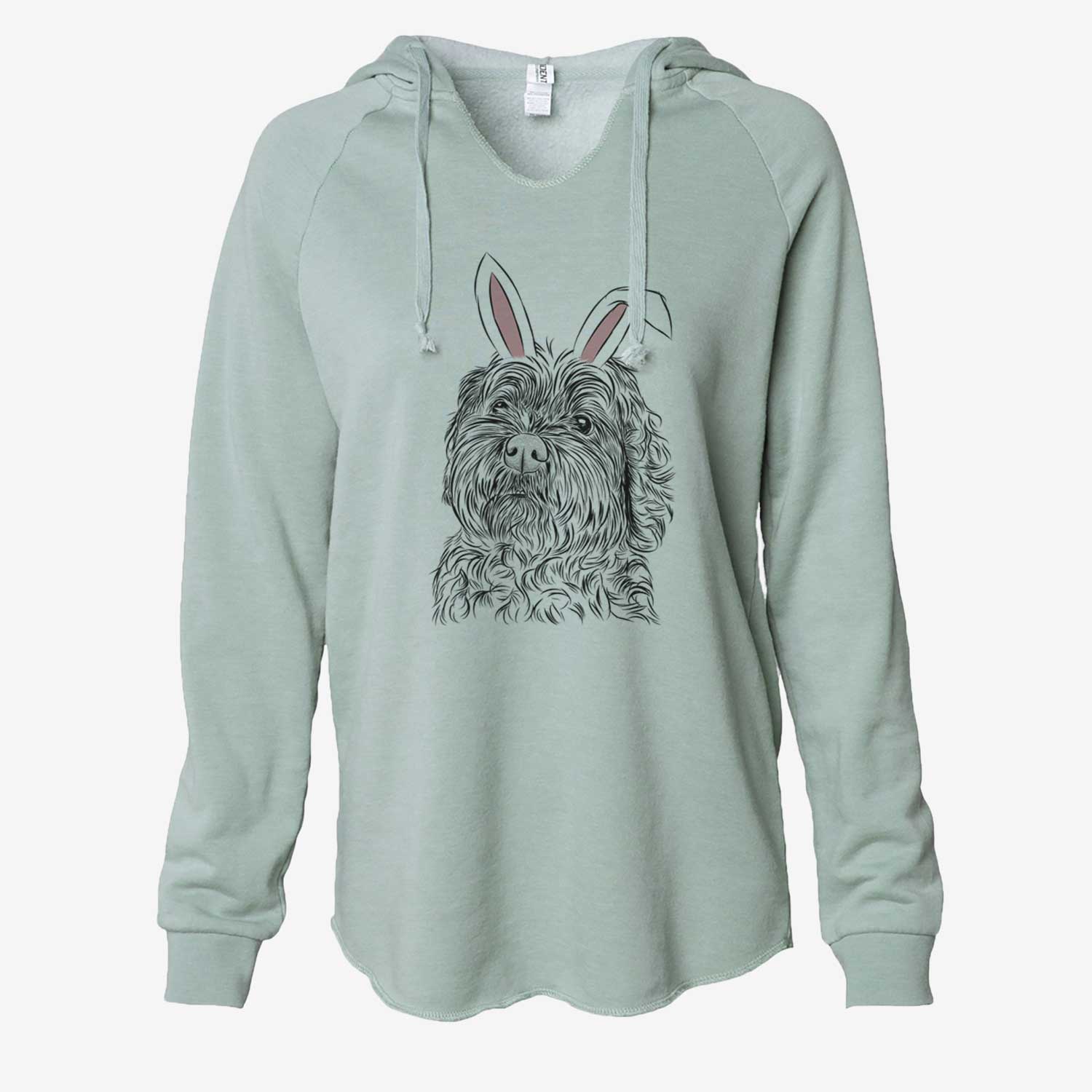 Easter Maggie Girl the Cockapoo - Cali Wave Hooded Sweatshirt - Image 7