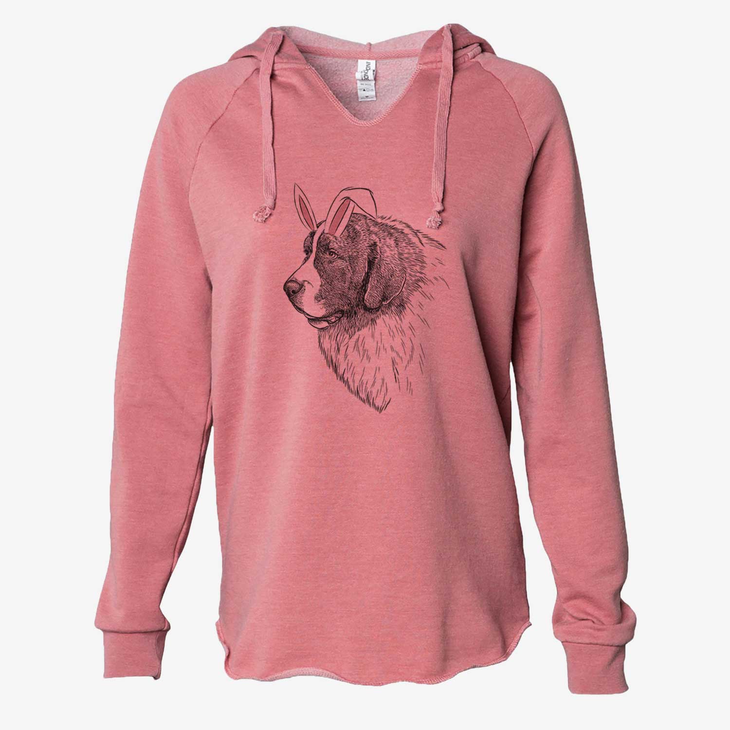 Easter Magnus the Pyrenean Mastiff - Cali Wave Hooded Sweatshirt - Image 6