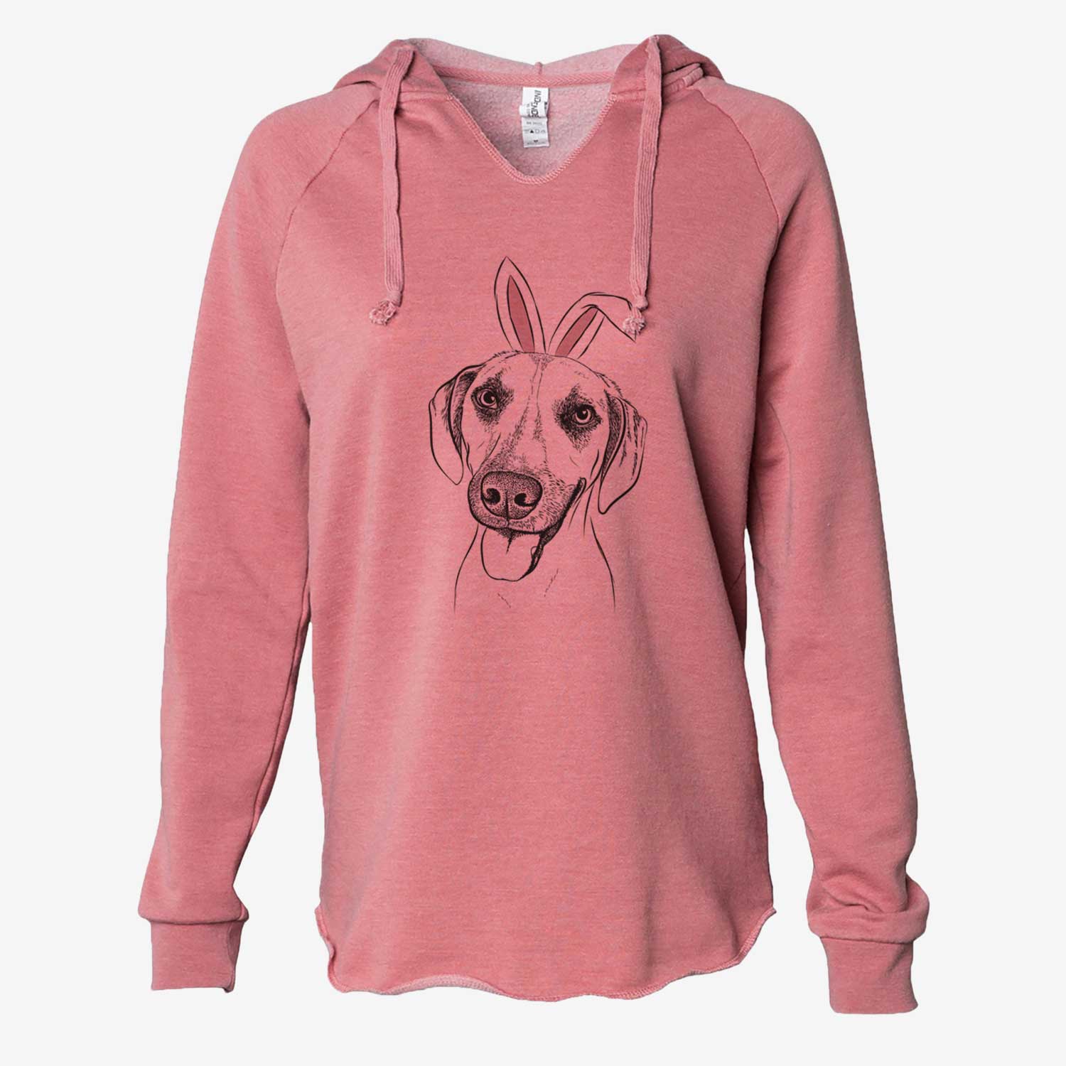 Easter Malia the American Foxhound Mix - Cali Wave Hooded Sweatshirt - Image 6