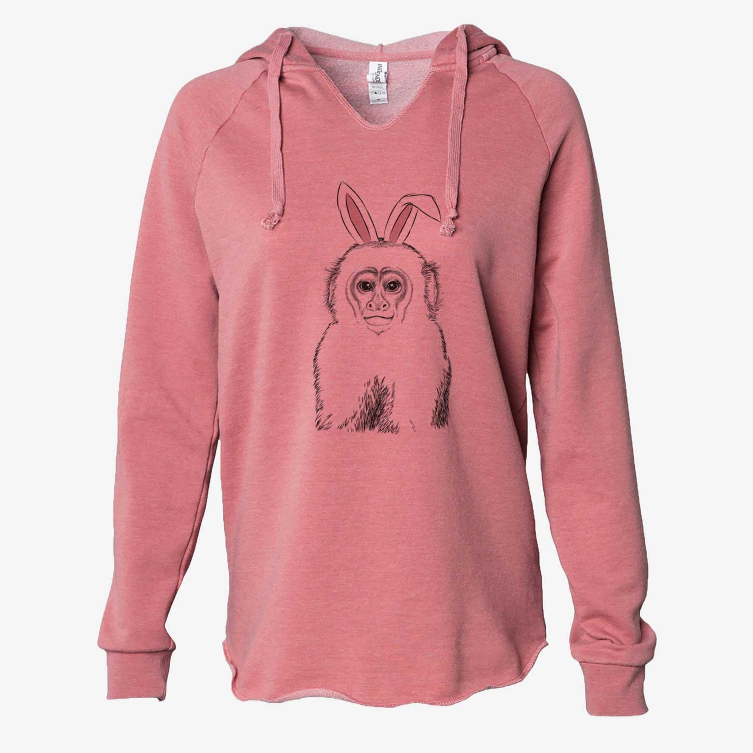 Easter Marcel the Capuchin Monkey - Cali Wave Hooded Sweatshirt - Image 6