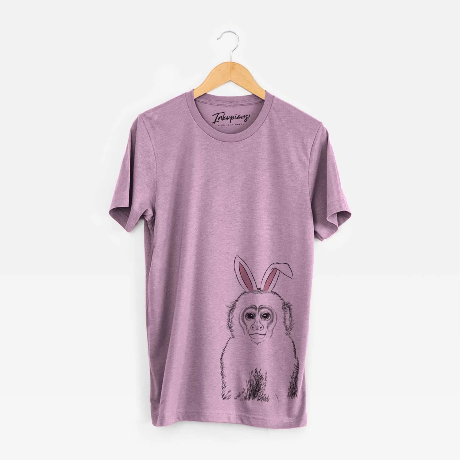 Easter Marcel the Capuchin Monkey - Unisex Crewneck - Image 4