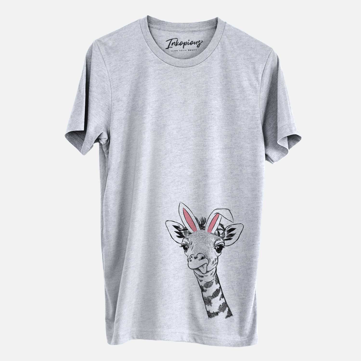 Easter Mel the Baby Giraffe - Unisex Crewneck - Image 2