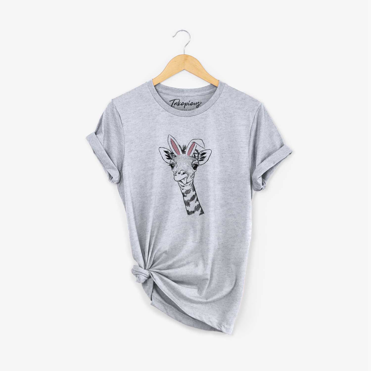Easter Mel the Baby Giraffe - Unisex Crewneck - Image 6
