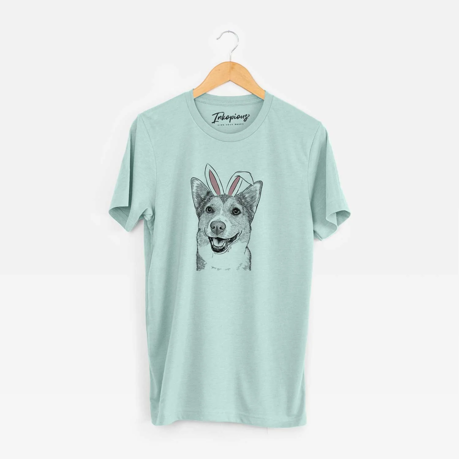 Easter Mikan the Shiba Corgi Mix - Unisex Crewneck - Image 9
