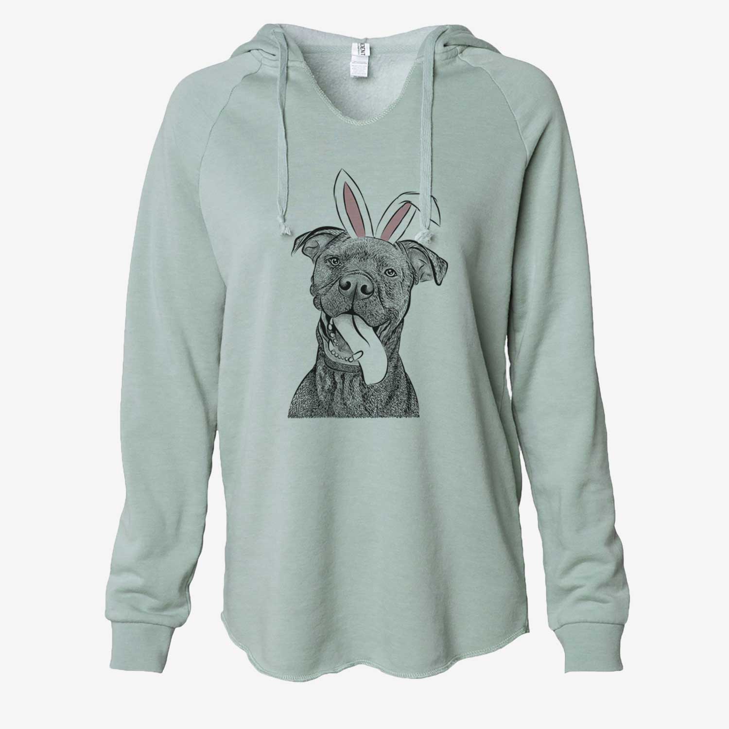 Easter Mikey the Boxador - Cali Wave Hooded Sweatshirt - Image 7