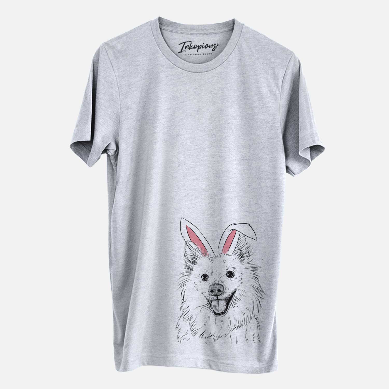 Easter Miki the American Eskimo - Unisex Crewneck - Image 2