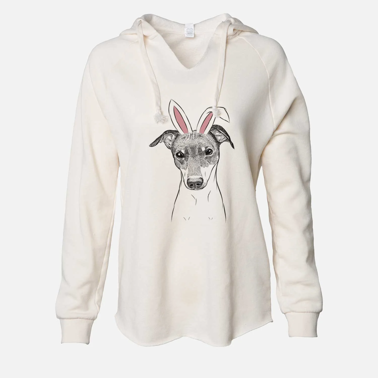 Easter Momo the Japanese Terrier - Cali Wave Hooded Sweatshirt