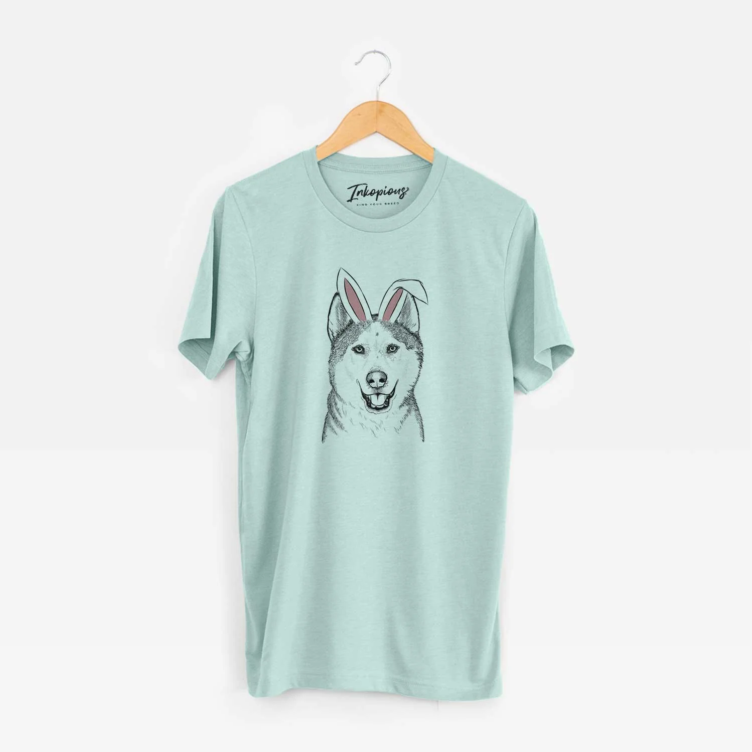 Easter Nika the Siberian Husky - Unisex Crewneck - Image 9
