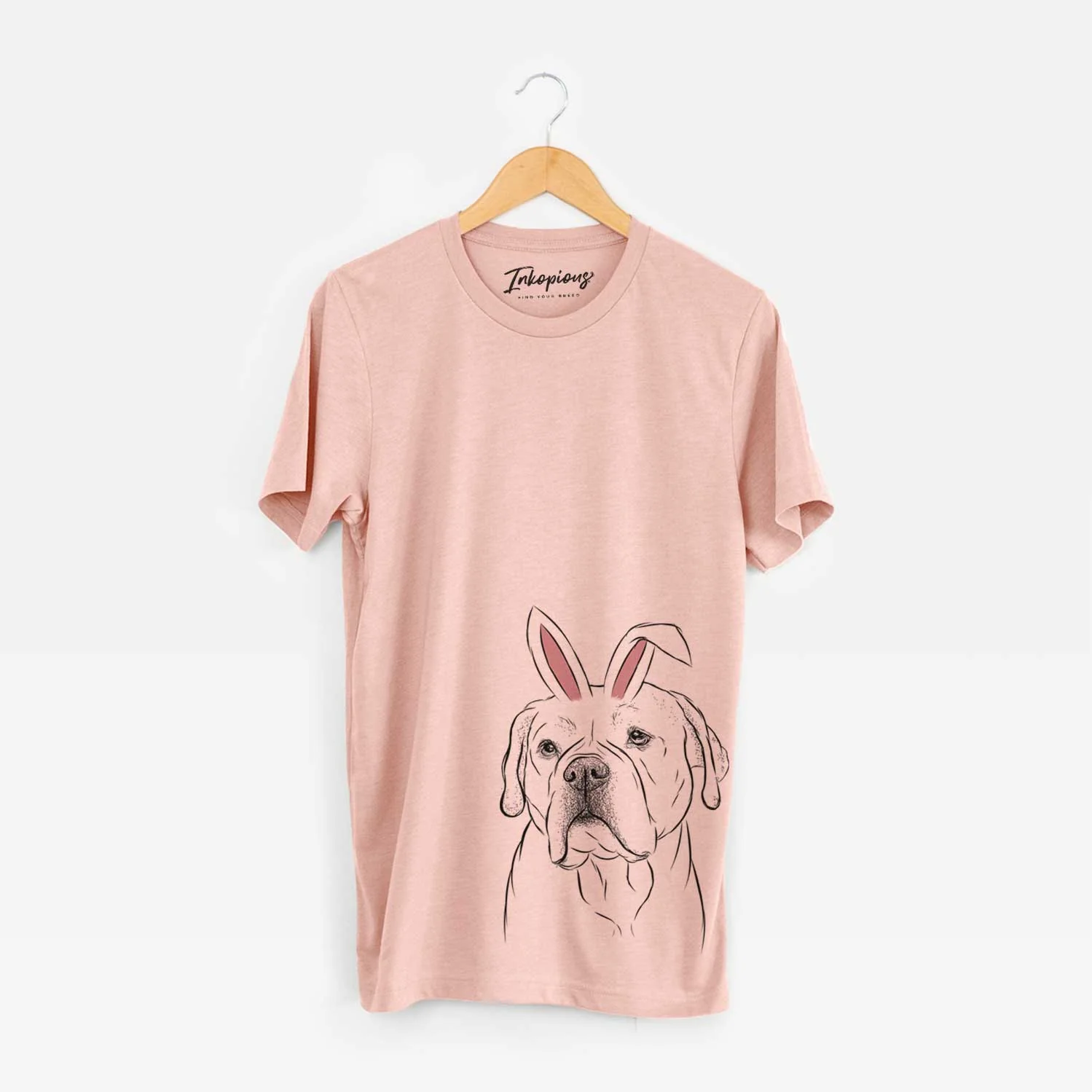 Easter Nora the American Bulldog Mix - Unisex Crewneck - Image 3