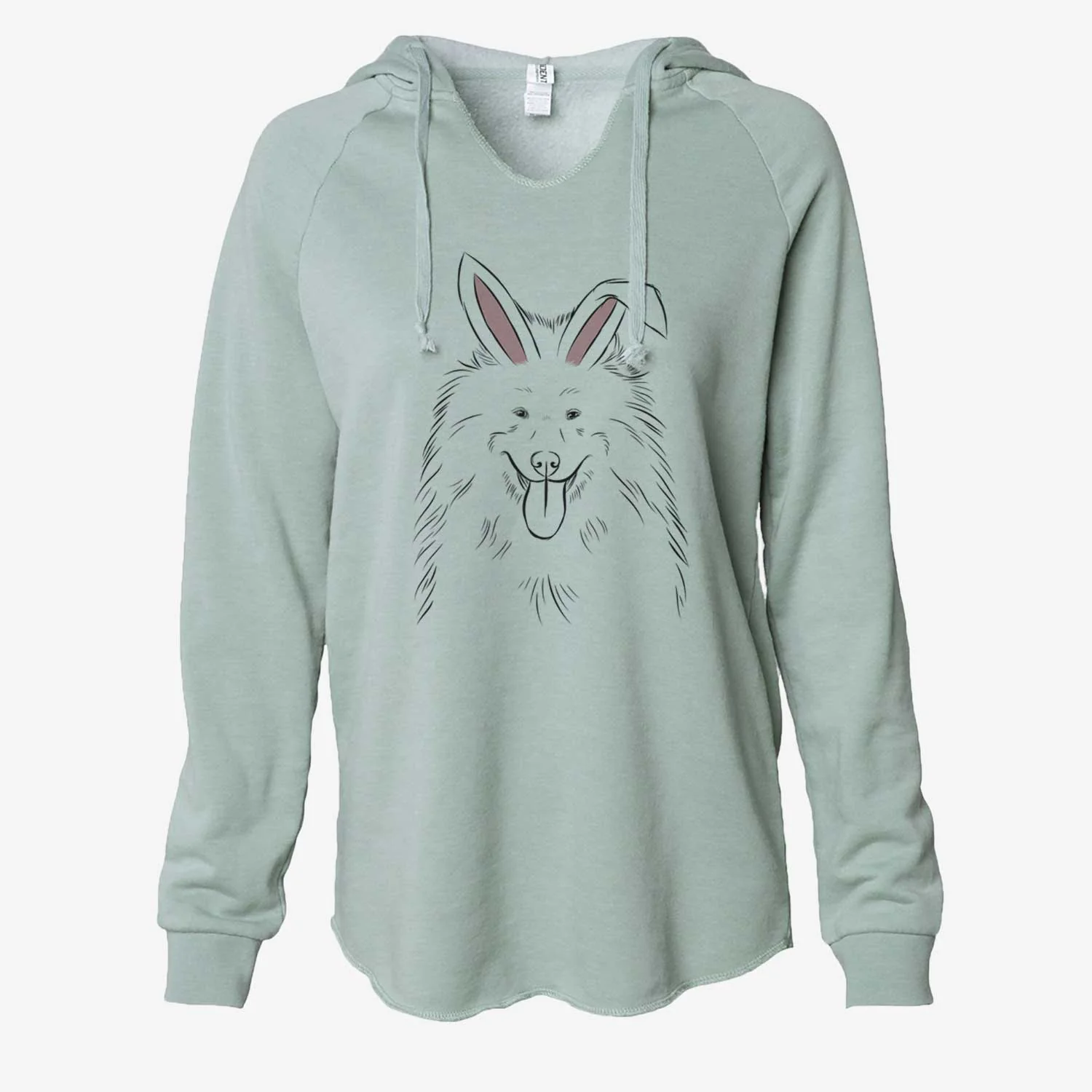 Easter Nova the Samoyed - Cali Wave Hooded Sweatshirt - Image 7