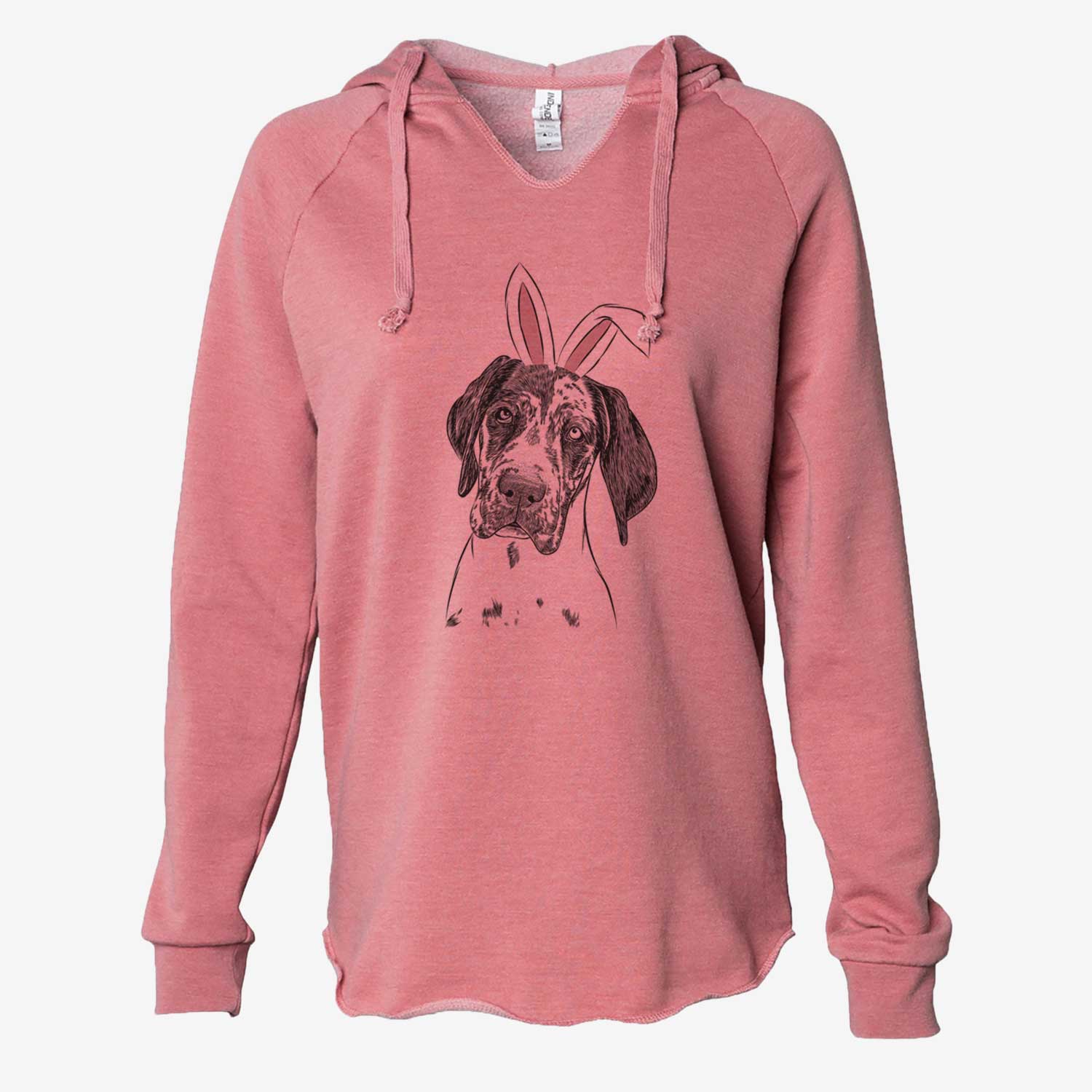 Easter Nyx the Great Dane - Cali Wave Hooded Sweatshirt - Image 6