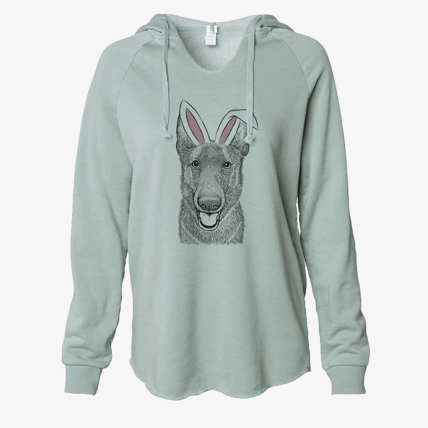 Easter Nyx the German Shepherd - Cali Wave Hooded Sweatshirt - Image 7