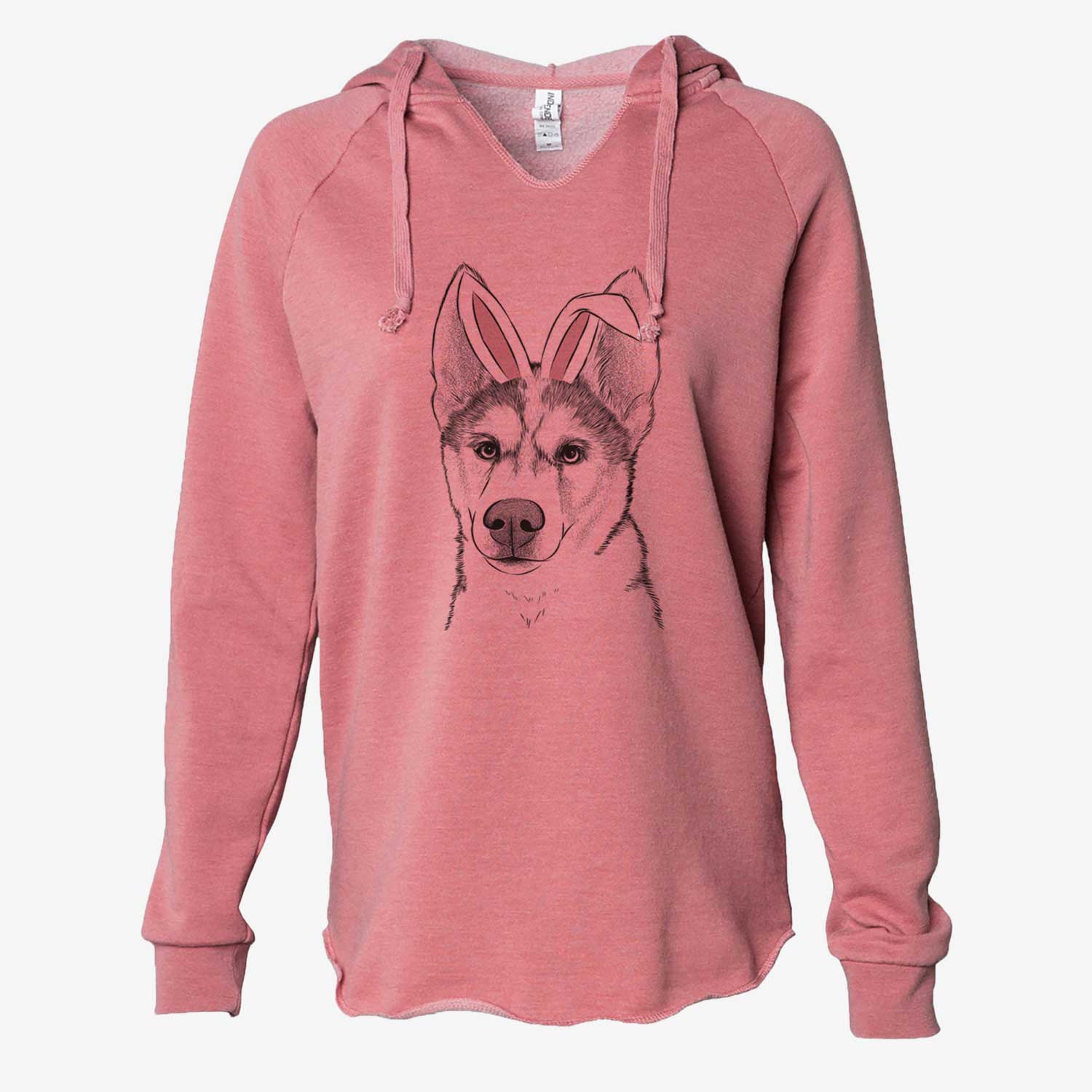 Easter Odin the Siberian Husky - Cali Wave Hooded Sweatshirt - Image 6