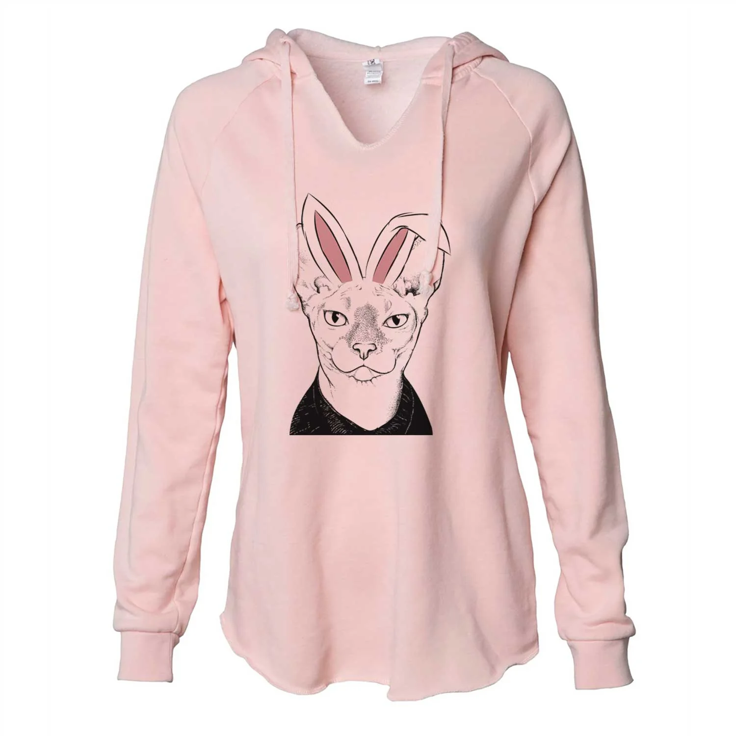 Easter Oliver Watson the Sphynx Cat - Cali Wave Hooded Sweatshirt - Image 5
