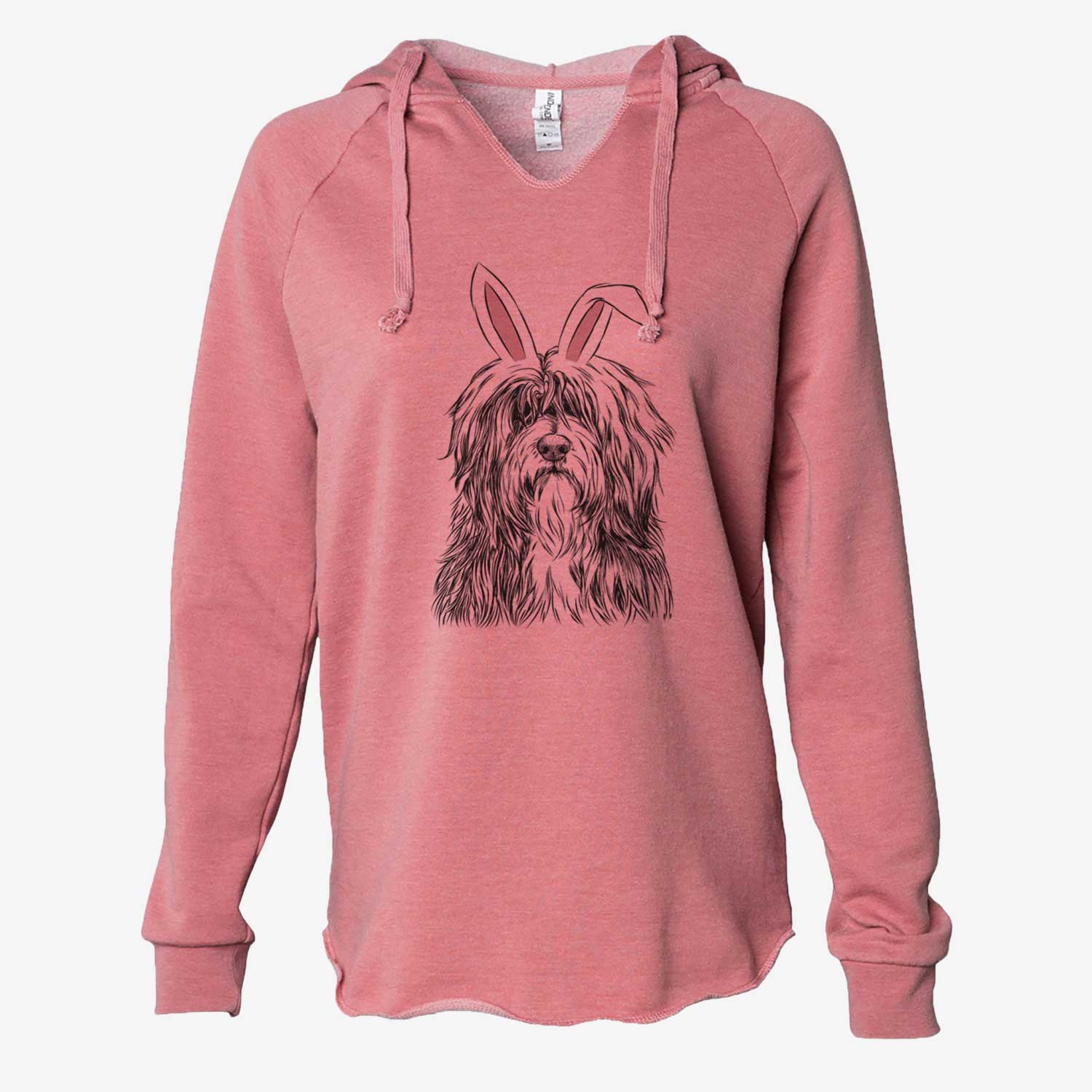 Easter Otto the Polish Lowland Sheepdog - Cali Wave Hooded Sweatshirt - Image 6