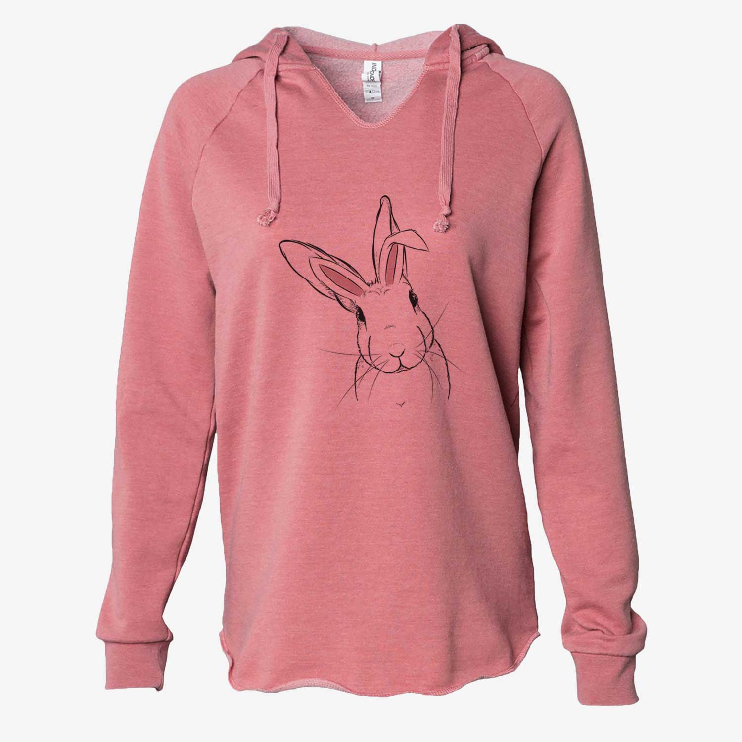 Easter Penny the Belgian Hare - Cali Wave Hooded Sweatshirt - Image 6