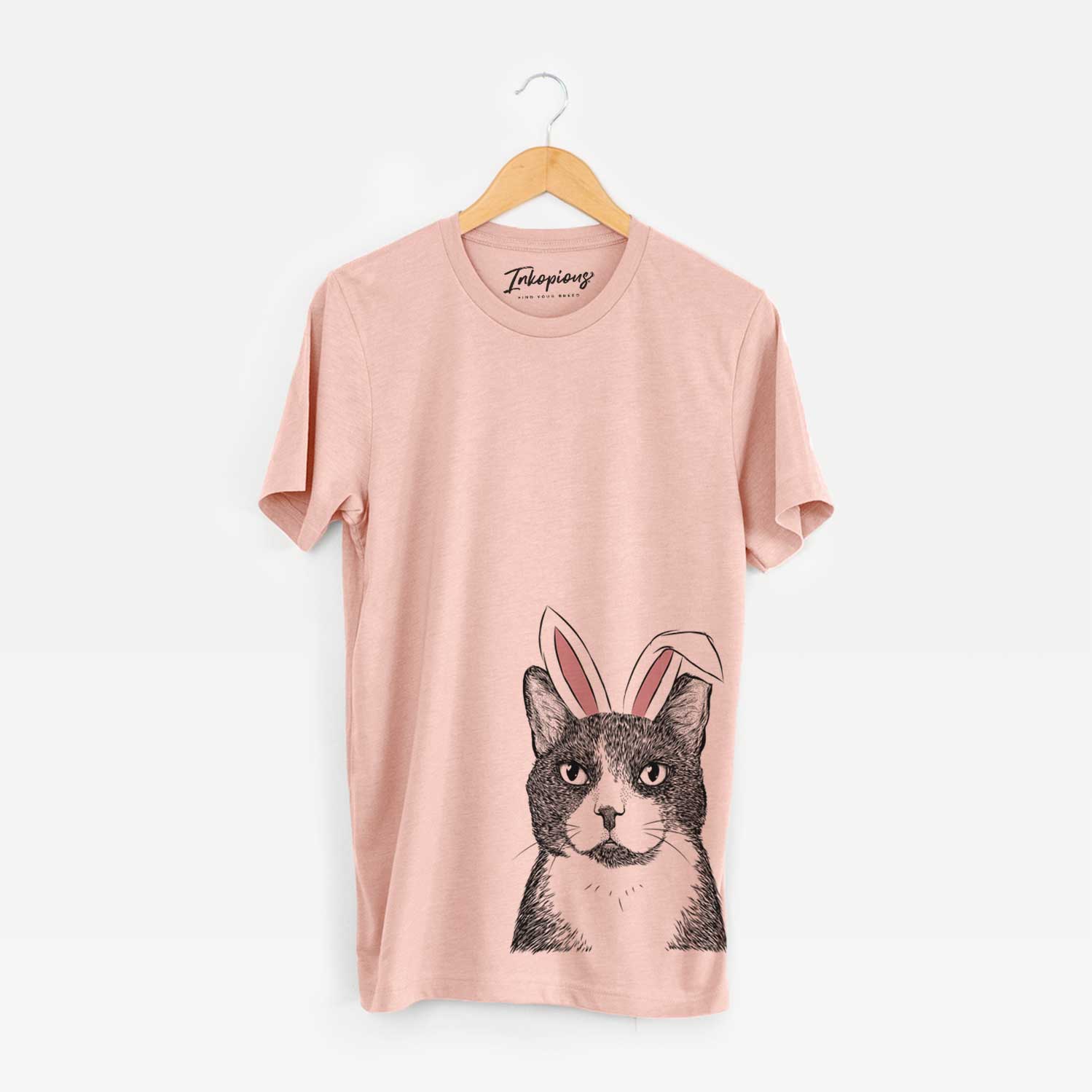 Easter Pinky the Tuxedo Cat - Unisex Crewneck - Image 3