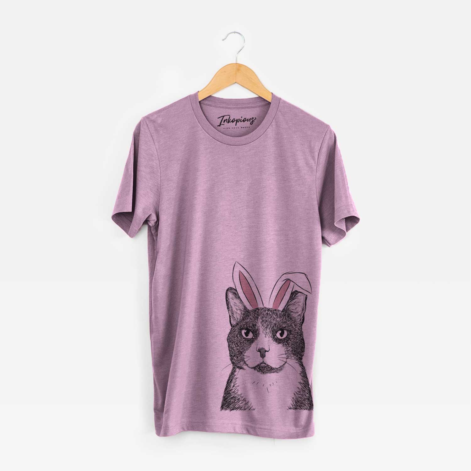 Easter Pinky the Tuxedo Cat - Unisex Crewneck - Image 4