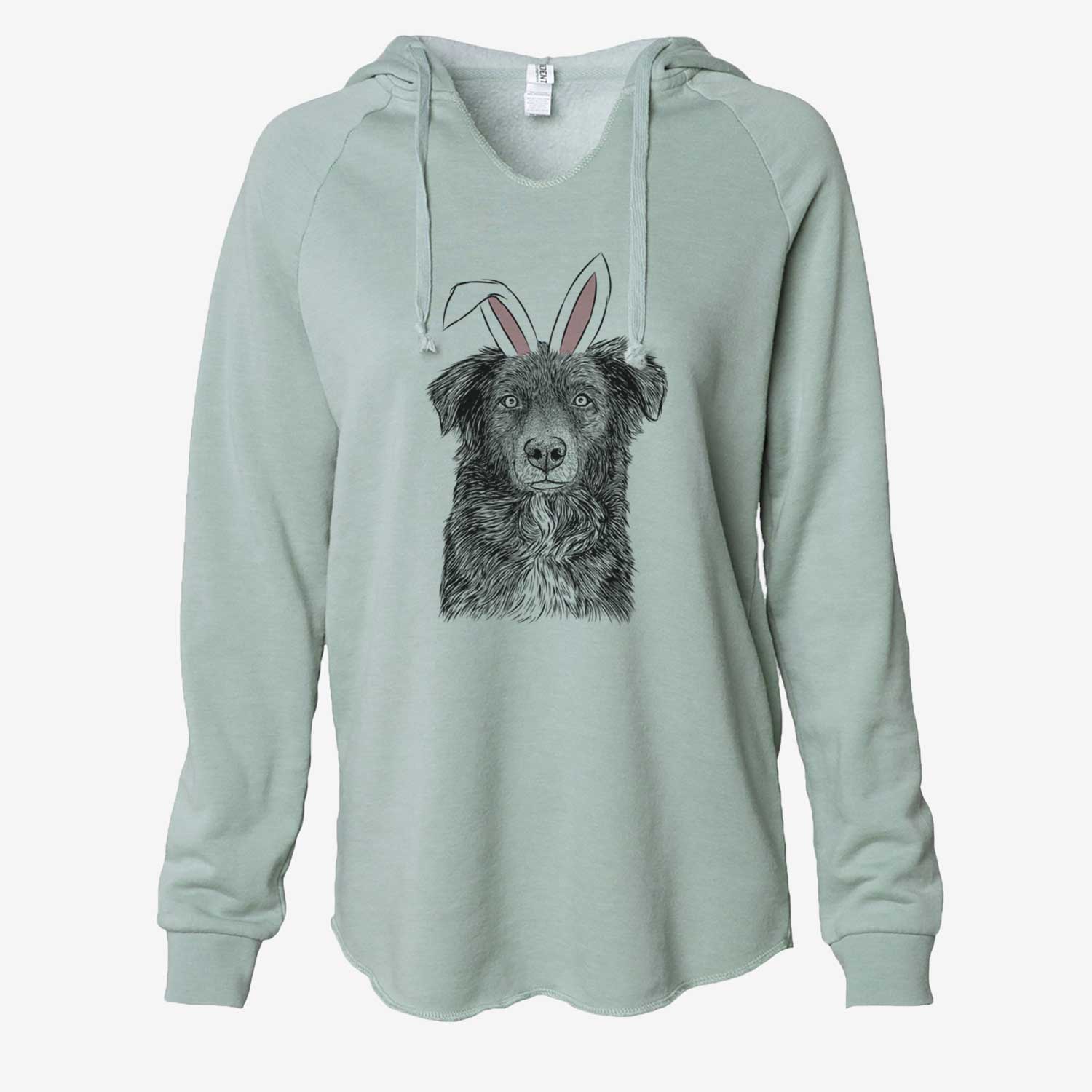 Easter Pixel the Australian Shepherd - Cali Wave Hooded Sweatshirt - Image 7