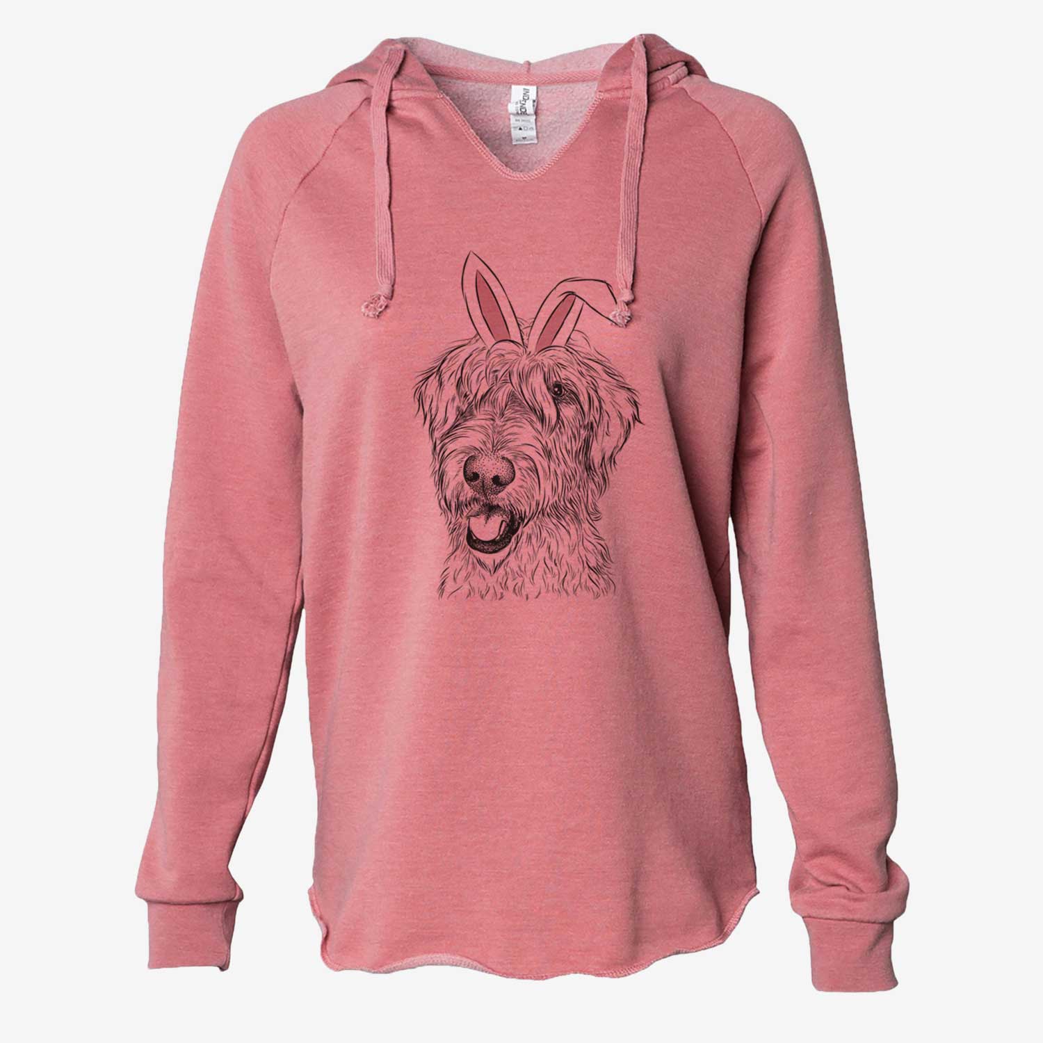 Easter Ragnar the Irish Wolfhound - Cali Wave Hooded Sweatshirt - Image 6