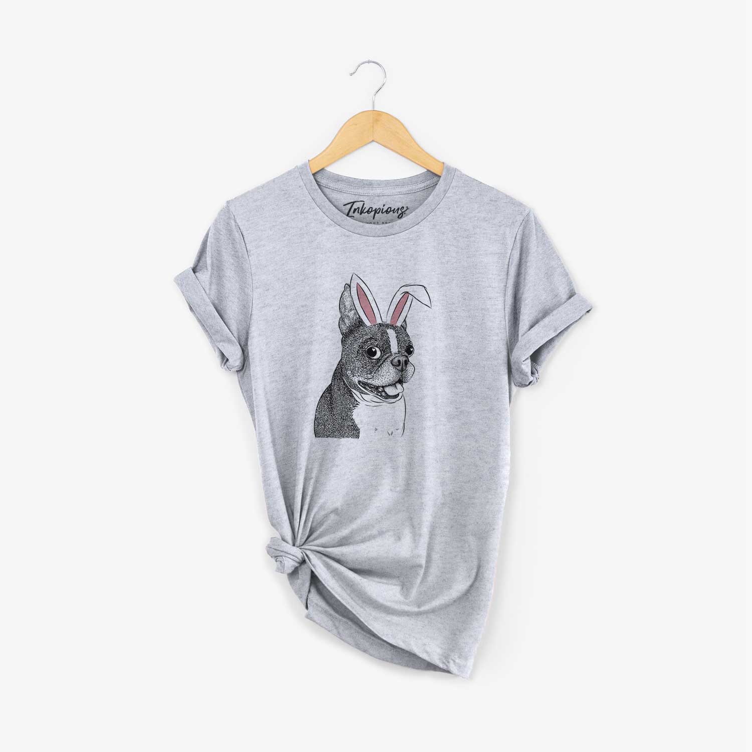 Easter Ralphie the Boston Terrier - Unisex Crewneck - Image 6