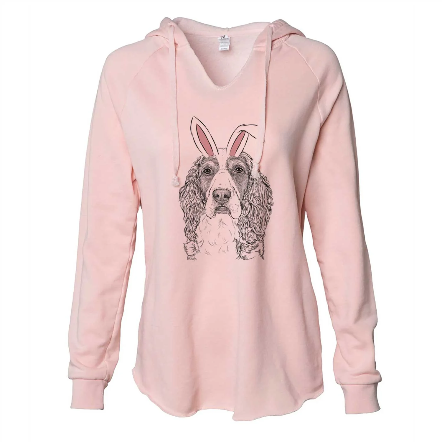 Easter Red the English Springer Spaniel - Cali Wave Hooded Sweatshirt - Image 5