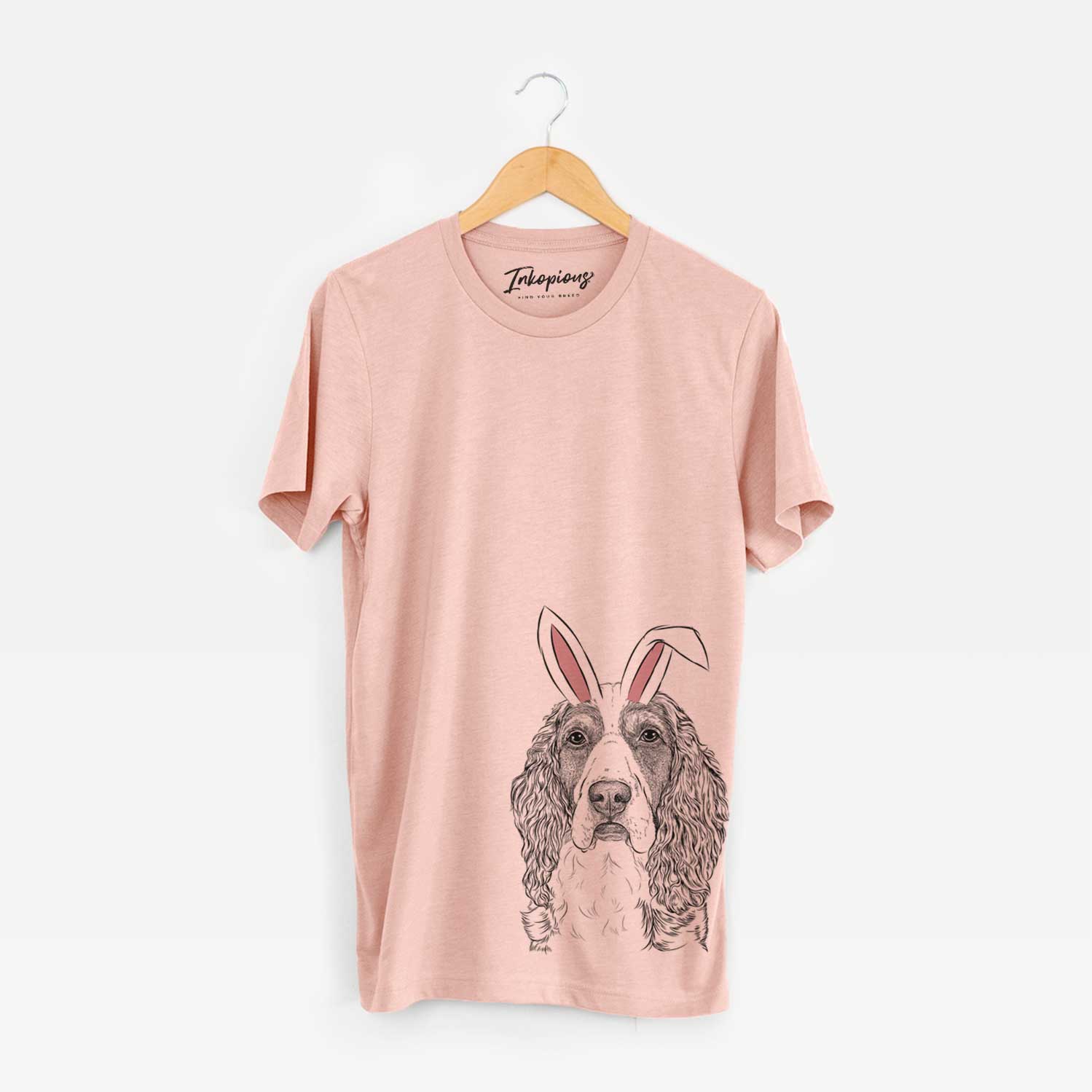 Easter Red the English Springer Spaniel - Unisex Crewneck - Image 3